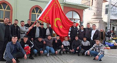Balıkesir'de Oğlak Parası sancak oldu