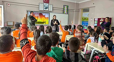 Balıkesirli minikler orman muhafızlarını tanıyor