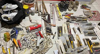 Bandırma'da inşaatlardan hırsızlık yapan zanlı yakalandı