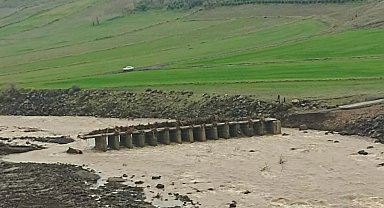 Baraj sularıyla kullanılamaz hale gelen köprünün yıkılmadan önceki görüntüsü ortaya çıktı