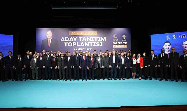 Başakşehir'de Cumhur İttifakı meclis üyesi adayları tanıtıldı