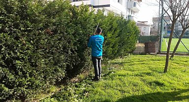 Başiskele'de bahar hazırlıkları erken başladı