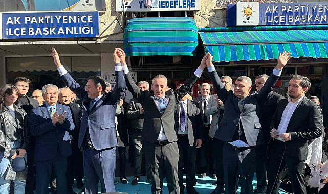 Başkan adayı Karakaş'a Yenice'de miting gibi karşılama