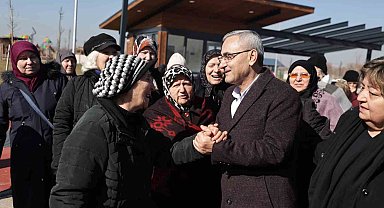 Başkan Alim Işık emekli polis eşleriyle buluştu