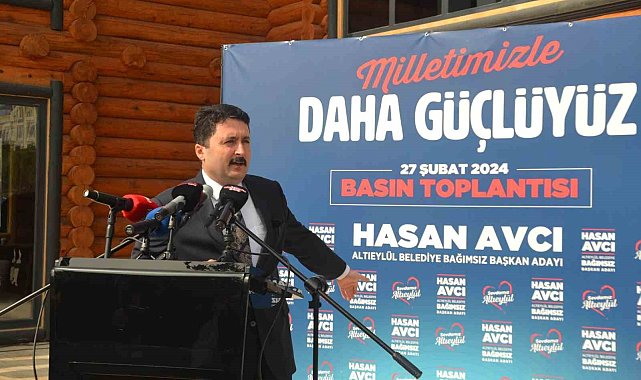 Başkan Avcı, "Bağımsızız ama yalnız değiliz"