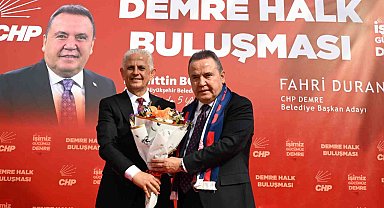 Başkan Böcek, Demre ve Kaş'ta seçim koordinasyon merkezi açılışı yaptı