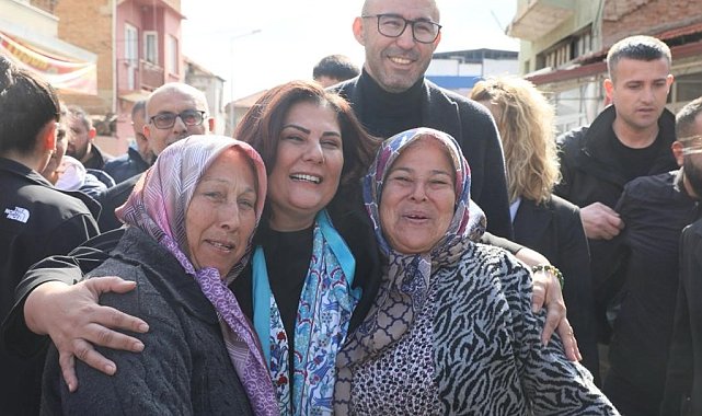 Başkan Çerçioğlu Germencik Pazarı'nda vatandaşlarla buluştu