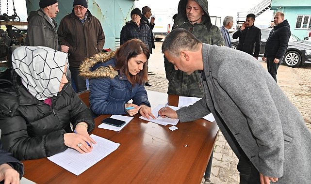 Başkan Ergün'ün Kırkağaçlı üreticilere desteği sürüyor