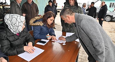 Başkan Ergün'ün Kırkağaçlı üreticilere desteği sürüyor