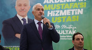 Başkan Gültak: "Akdeniz'de hizmetlerden önce huzur, barış ve güven ortamını tesis ettik"