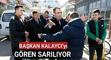 Başkan Kalaycı'ya Vatandaşlardan Yoğun İlgi