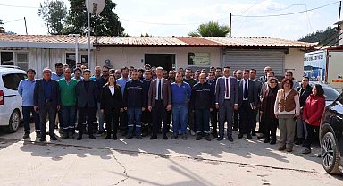 Başkan Oktay, yaralanan personelin arkadaşları ile görüştü