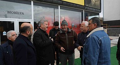 Başkan Palancıoğlu, çalışmalarına esnaf ziyaretleri ile devam ediyor