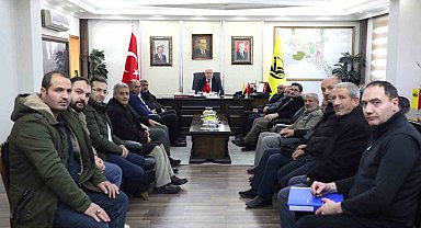 Başkan Pekmezci'ye teşekkür ziyareti