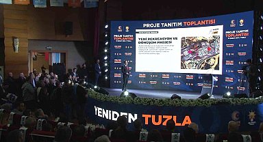 Başkan Şadi Yazıcı, Tuzla'ya 5 yıllık projelerini tanıttı