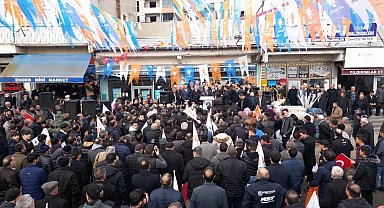 Başkan Sekmen'e Horasan'da coşkulu karşılama