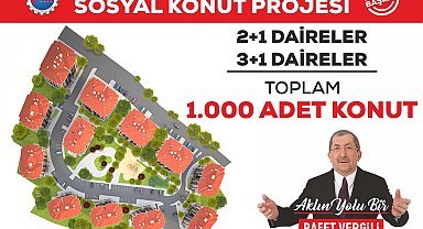 Başkan Vergili'den bin konutluk proje