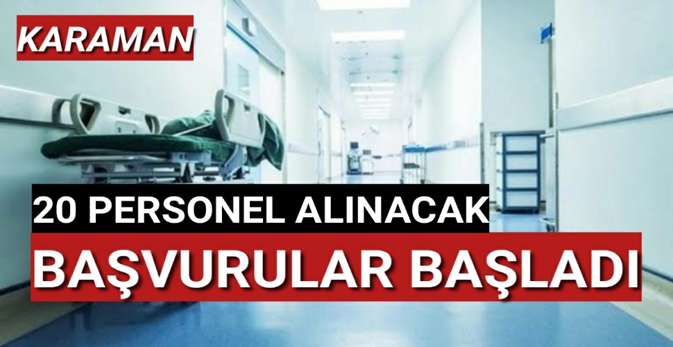 Başvurular Başladı 20 Personel Alımı Yapılacak