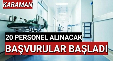 Başvurular Başladı 20 Personel Alımı Yapılacak