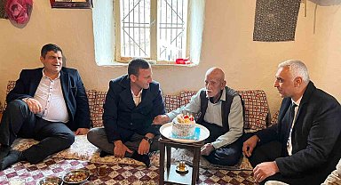 Batman'da 129 yaşındaki vatandaşın doğum günü kutlandı