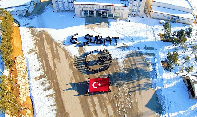 Bayburt POMEM'den duygulandıran 6 Şubat koreografisi: "Unutmadık, Unutturmayacağız"