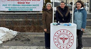 Bayburt'ta sigarayı bırakma günü etkinlikleri