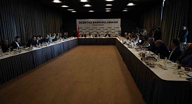 Beşiktaş Belediye Başkanı Akpolat basın mensuplarıyla bir araya geldi