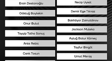 Beşiktaş'ın Antalyaspor maçı kamp kadrosu açıklandı