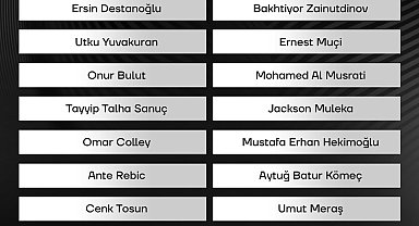 Beşiktaş'ın Kayserispor maçı kamp kadrosu belli oldu
