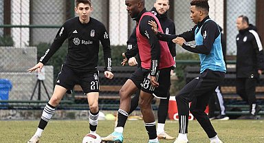 Beşiktaş'ta, Ernest Muçi ve Al-Musrati ilk antrenmanına çıktı