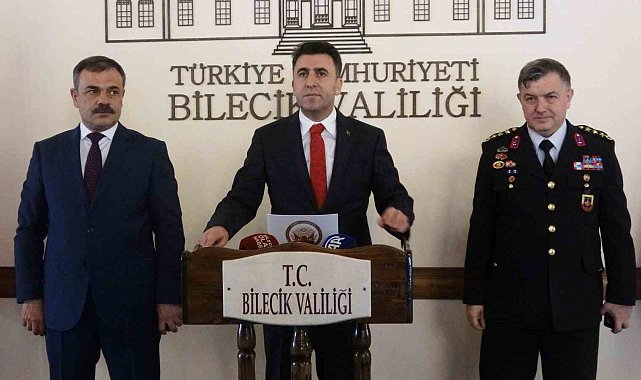 Bilecik'in 2023 yılı asayiş ve trafik raporunu vali açıkladı