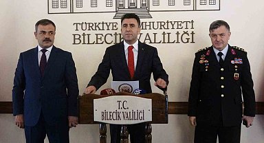 Bilecik'in 2023 yılı asayiş ve trafik raporunu vali açıkladı