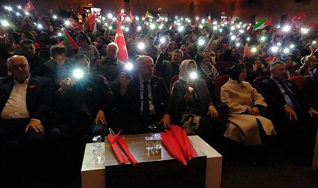Bilecik'te 'Filistin'e Selam Direnişe Bin Selam' adlı program düzenlendi