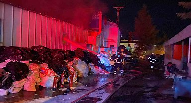 Bilecik'te fabrika yangını