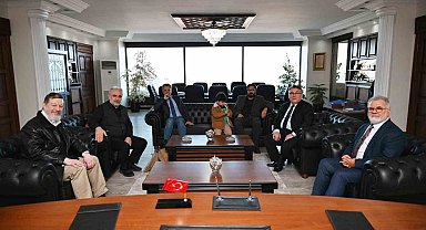 Bilim insanlarından Rektör Özölçer'e ziyaret