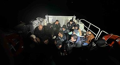 Bodrum'da 33 düzensiz göçmen yakalandı, 15'i kurtarıldı