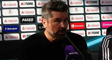 Boluspor - Erzurumspor FK maçının ardından