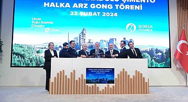 Borsa İstanbul'da gong Limak Doğu Anadolu Çimento için çaldı