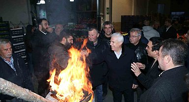 Bozbey'den hal esnafına müjde