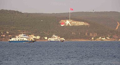 Bozcaada ve Gökçeada'ya bazı feribot seferlerine fırtına engeli