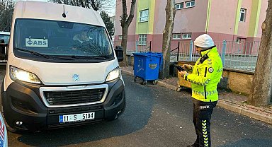 Bozüyük'te okul servisleri denetim altında