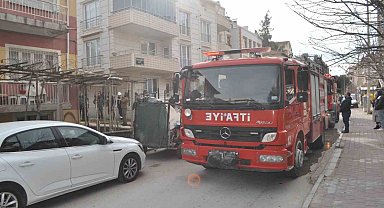 Burdur'da elektrikli battaniye az daha evi yakıyordu