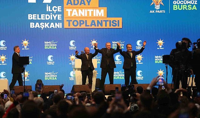 Bursa Büyükşehir Belediye Başkanı Aktaş, Cumhurbaşkanı Erdoğan'a tüm belediye başkanlıklarını kazanma sözü verdi