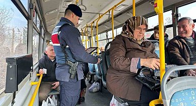 Bursa'da jandarmadan huzur operasyonu...75 gözaltı