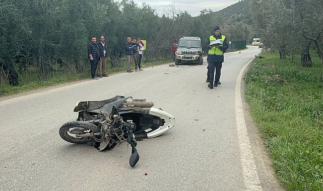 Bursa'da motosiklet cipe çarptı: 1 ölü