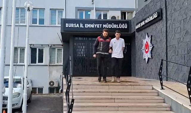 Bursa'da teknolojiden uzak hırsız yakayı ele verdi..