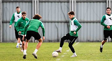 Bursaspor, Ankara Demirspor maçı hazırlıklarını sürdürdü