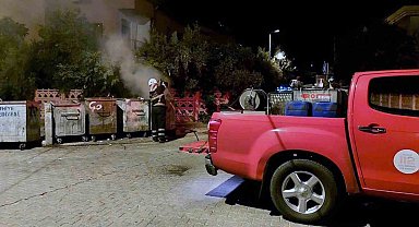 Büyükşehir İtfaiyesi çöp ve konteyner yangınları için uyardı