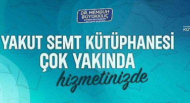 Büyükşehir'in 13'üncü kütüphanesi yolda