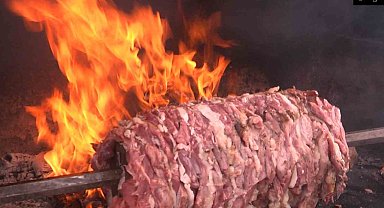 Cağ kebabını en hızlı tüketen ödülün sahibi oldu